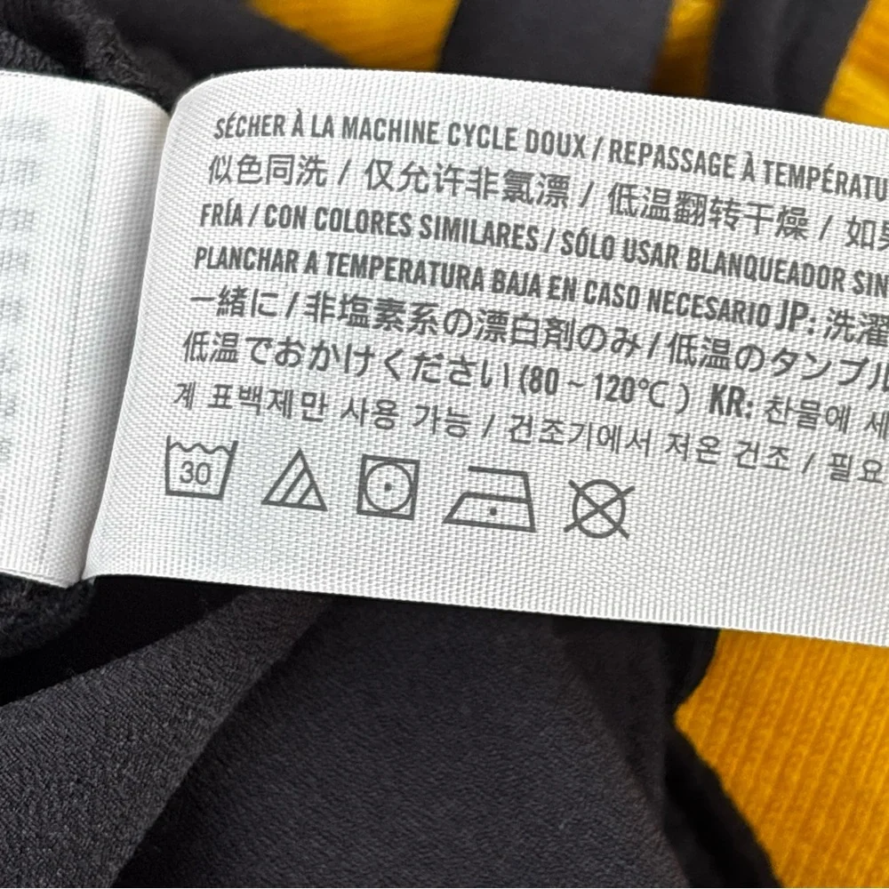 Abercrombie & Fitch Black Midi Dress Cut Out XS Slip Dress LBD - Picture 7 of 7